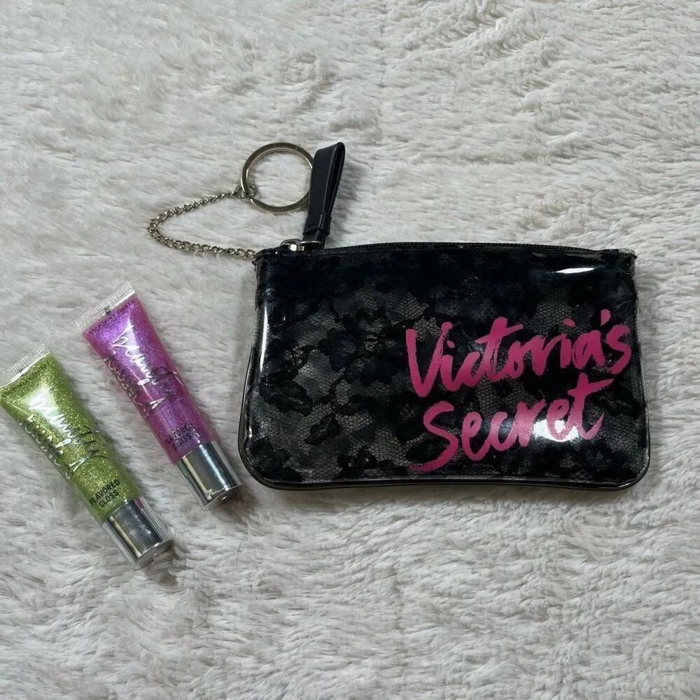 Victorias Secret Green Shimmer Pucker Up & So Jelly Lip Stick Gloss